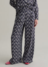Ovs Relaxed-Fit Trousers With Pattern Print